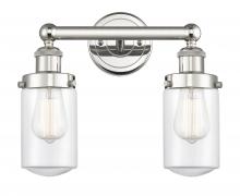  616-2W-PN-G312 - Dover - 2 Light - 14 inch - Polished Nickel - Bath Vanity Light