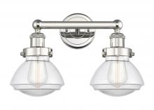  616-2W-PN-G322 - Olean - 2 Light - 16 inch - Polished Nickel - Bath Vanity Light