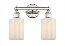  616-2W-PN-G341 - Hadley - 2 Light - 14 inch - Polished Nickel - Bath Vanity Light