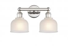  616-2W-PN-G411 - Dayton - 2 Light - 15 inch - Polished Nickel - Bath Vanity Light