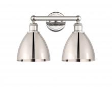  616-2W-PN-MBD-75-PN - Bristol - 2 Light - 17 inch - Polished Nickel - Bath Vanity Light