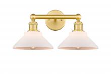  616-2W-SG-G131 - Orwell - 2 Light - 17 inch - Satin Gold - Bath Vanity Light