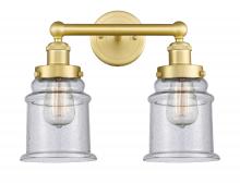  616-2W-SG-G184 - Canton - 2 Light - 15 inch - Satin Gold - Bath Vanity Light