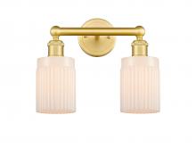  616-2W-SG-G341 - Hadley - 2 Light - 14 inch - Satin Gold - Bath Vanity Light