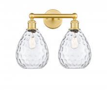  616-2W-SG-G372 - Waverly - 2 Light - 17 inch - Satin Gold - Bath Vanity Light