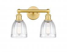  616-2W-SG-G442 - Brookfield - 2 Light - 15 inch - Satin Gold - Bath Vanity Light