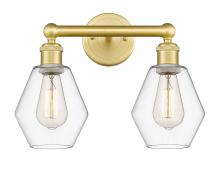  616-2W-SG-G652-6 - Cindyrella - 2 Light - 15 inch - Satin Gold - Bath Vanity Light