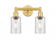  616-2W-SG-G804 - Clymer - 2 Light - 13 inch - Satin Gold - Bath Vanity Light