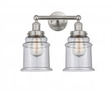  616-2W-SN-G184 - Canton - 2 Light - 15 inch - Brushed Satin Nickel - Bath Vanity Light