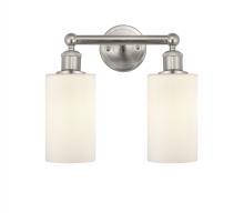  616-2W-SN-G801 - Clymer - 2 Light - 13 inch - Brushed Satin Nickel - Bath Vanity Light