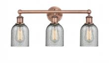  616-3W-AC-G257 - Caledonia - 3 Light - 23 inch - Antique Copper - Bath Vanity Light