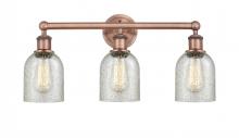  616-3W-AC-G259 - Caledonia - 3 Light - 23 inch - Antique Copper - Bath Vanity Light