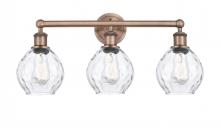  616-3W-AC-G362 - Waverly - 3 Light - 24 inch - Antique Copper - Bath Vanity Light