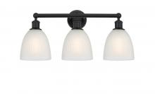  616-3W-BK-G381 - Castile - 3 Light - 24 inch - Matte Black - Bath Vanity Light