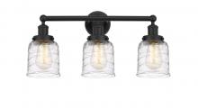  616-3W-BK-G513 - Bell - 3 Light - 23 inch - Matte Black - Bath Vanity Light