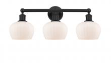  616-3W-BK-G91 - Fenton - 3 Light - 25 inch - Matte Black - Bath Vanity Light