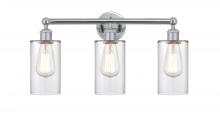  616-3W-PC-G802 - Clymer - 3 Light - 22 inch - Polished Chrome - Bath Vanity Light