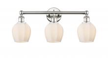  616-3W-PN-G461-6 - Norfolk - 3 Light - 24 inch - Polished Nickel - Bath Vanity Light