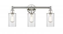  616-3W-PN-G802 - Clymer - 3 Light - 22 inch - Polished Nickel - Bath Vanity Light