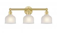  616-3W-SG-G411 - Dayton - 3 Light - 24 inch - Satin Gold - Bath Vanity Light