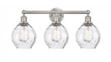  616-3W-SN-G362 - Waverly - 3 Light - 24 inch - Brushed Satin Nickel - Bath Vanity Light