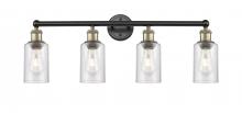  616-4W-BAB-G804 - Clymer - 4 Light - 31 inch - Black Antique Brass - Bath Vanity Light