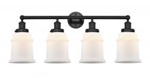  616-4W-BK-G181 - Canton - 4 Light - 33 inch - Matte Black - Bath Vanity Light