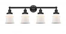 Innovations Lighting 616-4W-BK-G181S - Canton - 4 Light - 32 inch - Matte Black - Bath Vanity Light