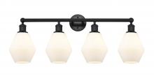  616-4W-BK-G651-6 - Cindyrella - 4 Light - 33 inch - Matte Black - Bath Vanity Light