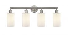  616-4W-SN-G801 - Clymer - 4 Light - 31 inch - Brushed Satin Nickel - Bath Vanity Light