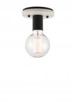 Innovations Lighting 621-1F-BK-LED - Elina 1 Light Semi-Flush Mount