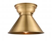  623-1F-BB-M10-BB - Briarcliff - 1 Light - 10 inch - Brushed Brass - Flush Mount