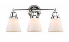  623-3W-PC-G61 - Cone - 3 Light - 22 inch - Polished Chrome - Bath Vanity Light