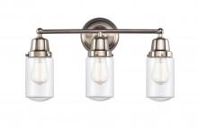  623-3W-SN-G312 - Dover - 3 Light - 21 inch - Brushed Satin Nickel - Bath Vanity Light