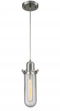  900-1P-SN-CE228-SN-CL - Centri - 1 Light - 5 inch - Brushed Satin Nickel - Cord hung - Mini Pendant