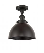  916-1C-OB-MFD-10-OB - Derby - 1 Light - 10 inch - Oil Rubbed Bronze - Semi-Flush Mount