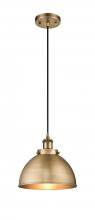  916-1P-BB-MFD-10-BB - Derby - 1 Light - 10 inch - Brushed Brass - Cord hung - Mini Pendant