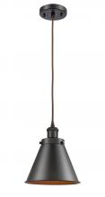 Innovations Lighting 916-1P-OB-M13-LED - Appalachian - 1 Light - 8 inch - Oil Rubbed Bronze - Cord hung - Mini Pendant