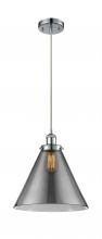  916-1P-PC-G43-L - Cone - 1 Light - 12 inch - Polished Chrome - Cord hung - Mini Pendant