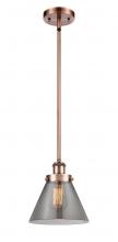 Innovations Lighting 916-1S-AC-G43-LED - Cone - 1 Light - 8 inch - Antique Copper - Mini Pendant