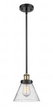  916-1S-BAB-G44 - Cone - 1 Light - 8 inch - Black Antique Brass - Mini Pendant