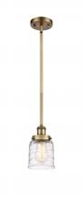  916-1S-BB-G513 - Bell - 1 Light - 5 inch - Brushed Brass - Mini Pendant