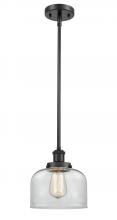  916-1S-BK-G72 - Bell - 1 Light - 8 inch - Matte Black - Mini Pendant