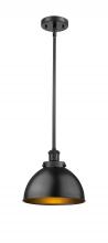  916-1S-BK-MFD-10-BK - Derby - 1 Light - 10 inch - Matte Black - Pendant