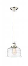  916-1S-PN-G713 - Bell - 1 Light - 8 inch - Polished Nickel - Mini Pendant