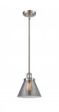  916-1S-SN-G43-LED - Cone - 1 Light - 8 inch - Brushed Satin Nickel - Mini Pendant