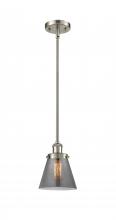  916-1S-SN-G63-LED - Cone - 1 Light - 6 inch - Brushed Satin Nickel - Mini Pendant