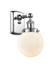  916-1W-PC-G201-6-LED - Beacon - 1 Light - 6 inch - Polished Chrome - Sconce