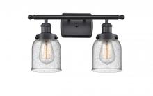  916-2W-BK-G54 - Bell - 2 Light - 16 inch - Matte Black - Bath Vanity Light