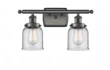  916-2W-OB-G52 - Bell - 2 Light - 16 inch - Oil Rubbed Bronze - Bath Vanity Light